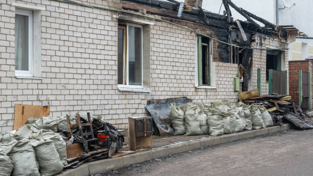 Professional Fire Damage Removal technician working in Saint Petersburg, FL
